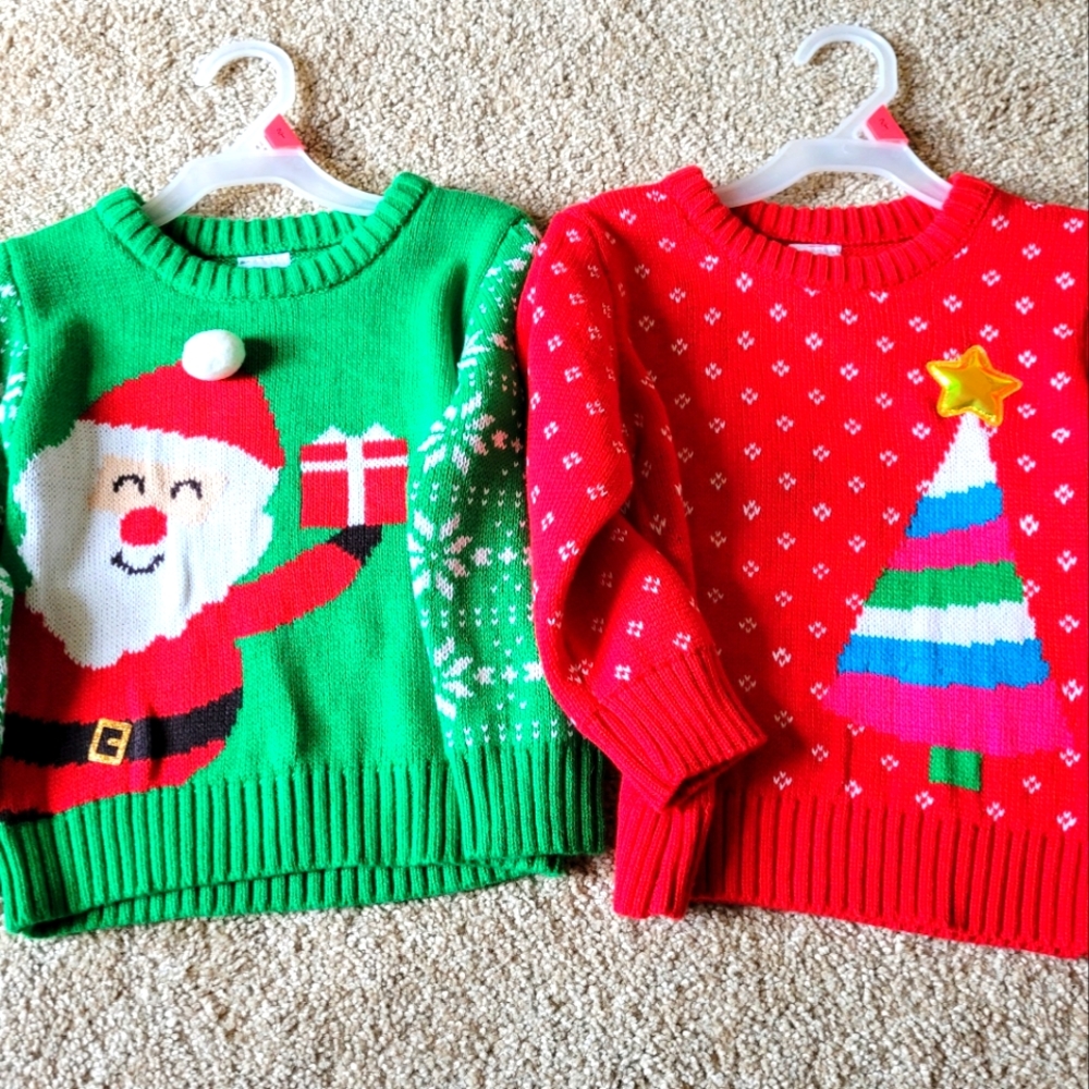 Toddler ugly Christmas sweaters! Size 2t